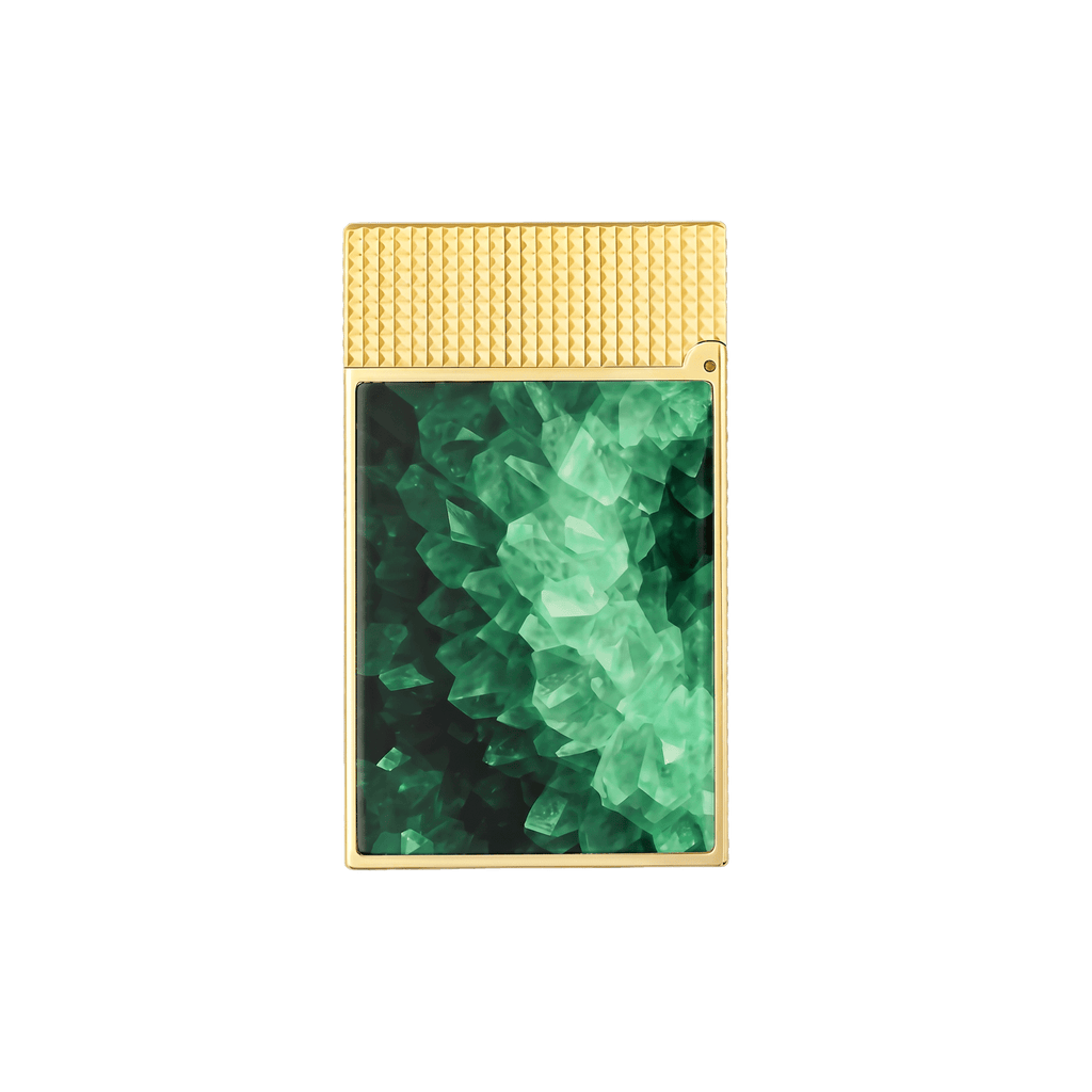 LIGNE 2 LACQUERED LIGHTER GÉODE GREEN