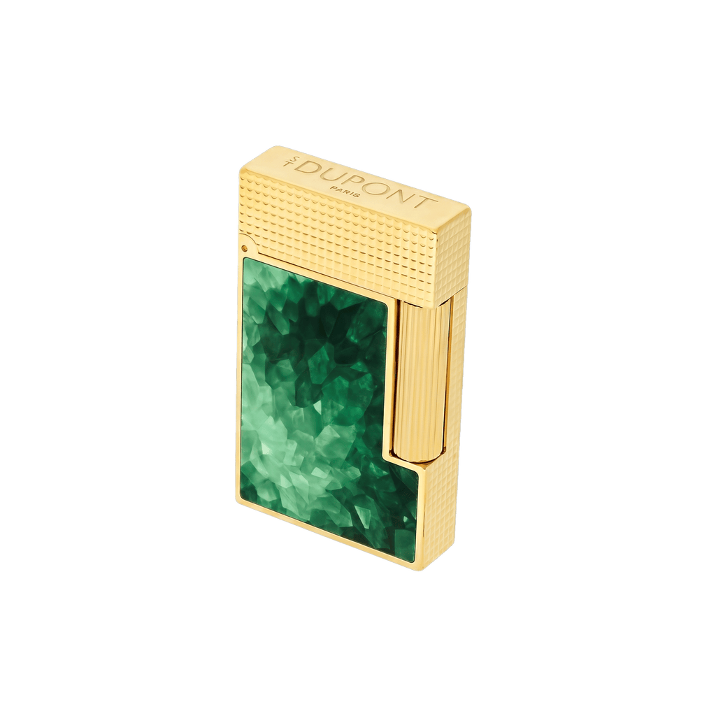 LIGNE 2 LACQUERED LIGHTER GÉODE GREEN