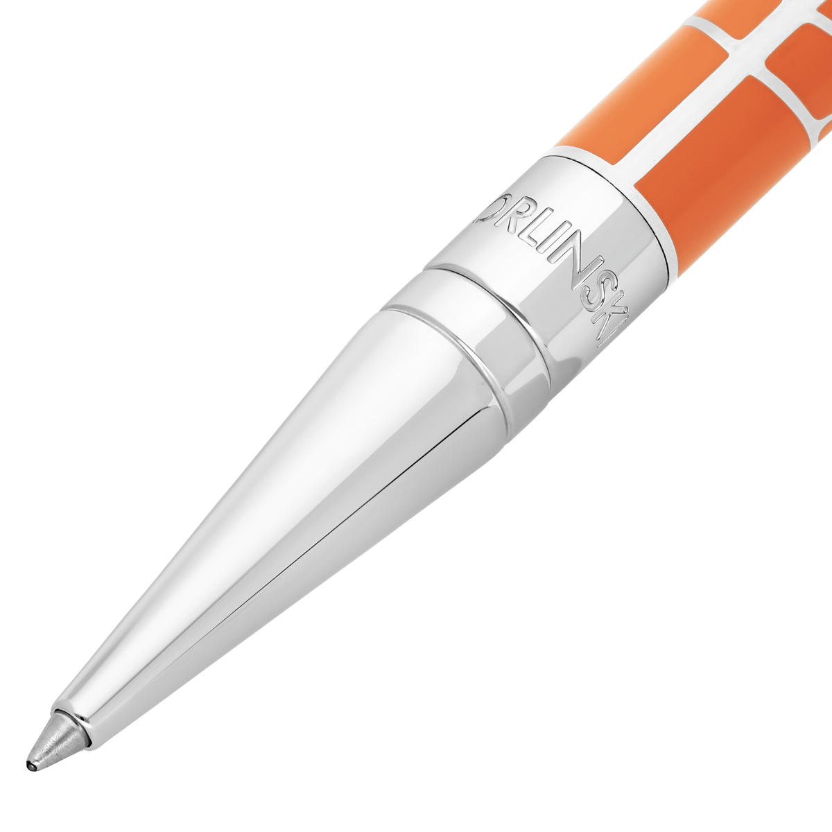 D-Initial ballpoint pen Orlinski orange