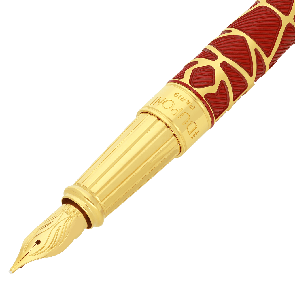 Pluma estilográfica grande Line D Eternity Orlinski Roja